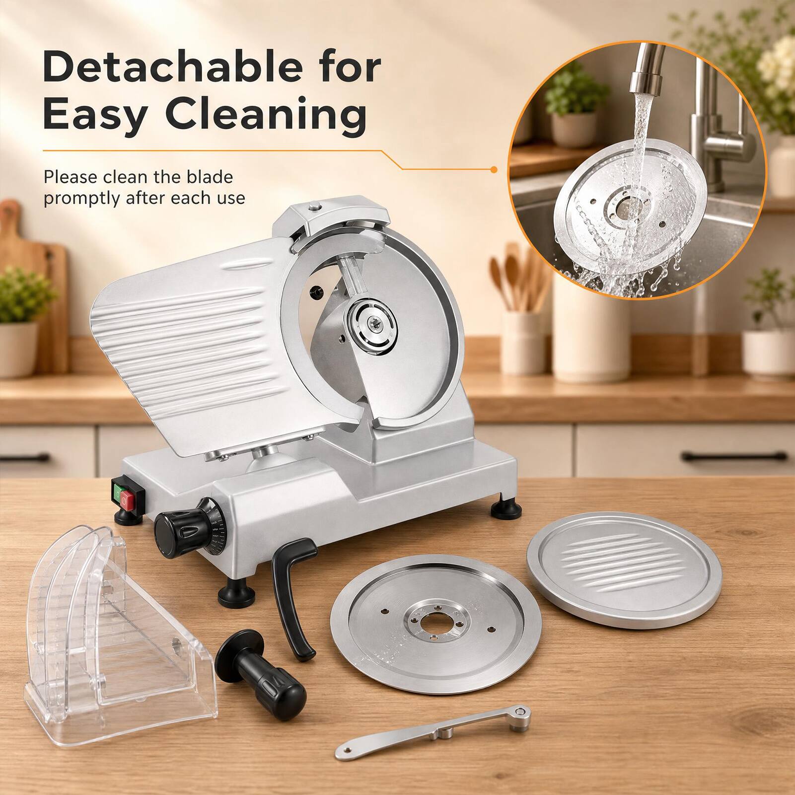 Detachable for Easy Cleaning

Please clean the blade promptly after each use