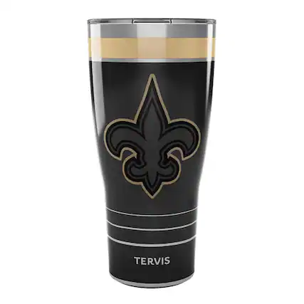 Front. Tervis - New Orleans Saints 30oz. Night Game Stainless Steel Tumbler - Multicolor.