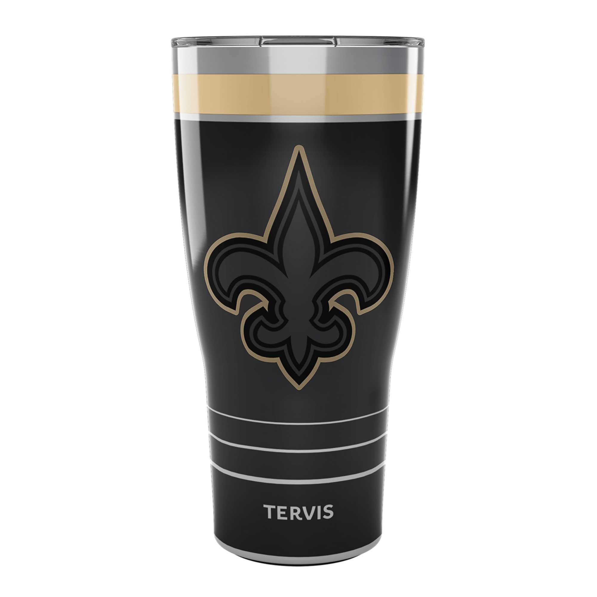 Front. Tervis - New Orleans Saints 30oz. Night Game Stainless Steel Tumbler - Multicolor.