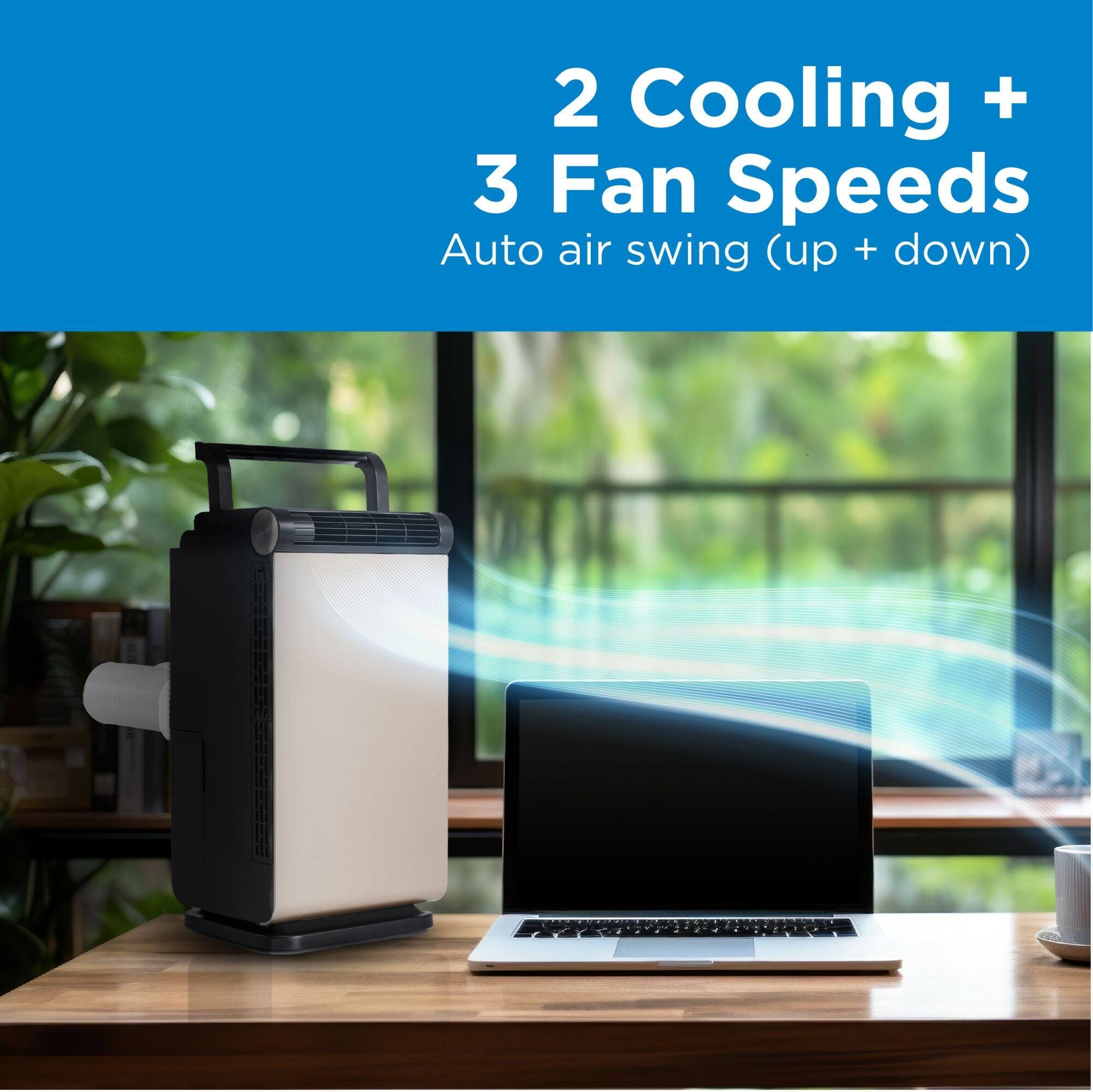 2 Cooling + 3 Fan Speeds
Auto air swing (up + down)