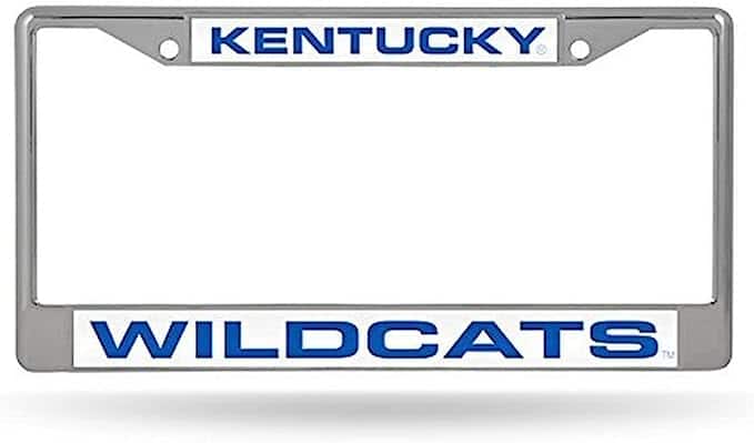 Rico Industries - Kentucky Wildcats Chrome Metal License Plate Frame Holder - Multi