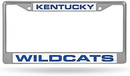 Rico Industries - Kentucky Wildcats Chrome Metal License Plate Frame Holder - Multi