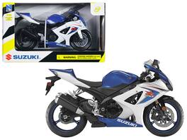 2008 Suzuki GSX-R1000 Bike Motorcycle 1/12 by New Ray - Blue