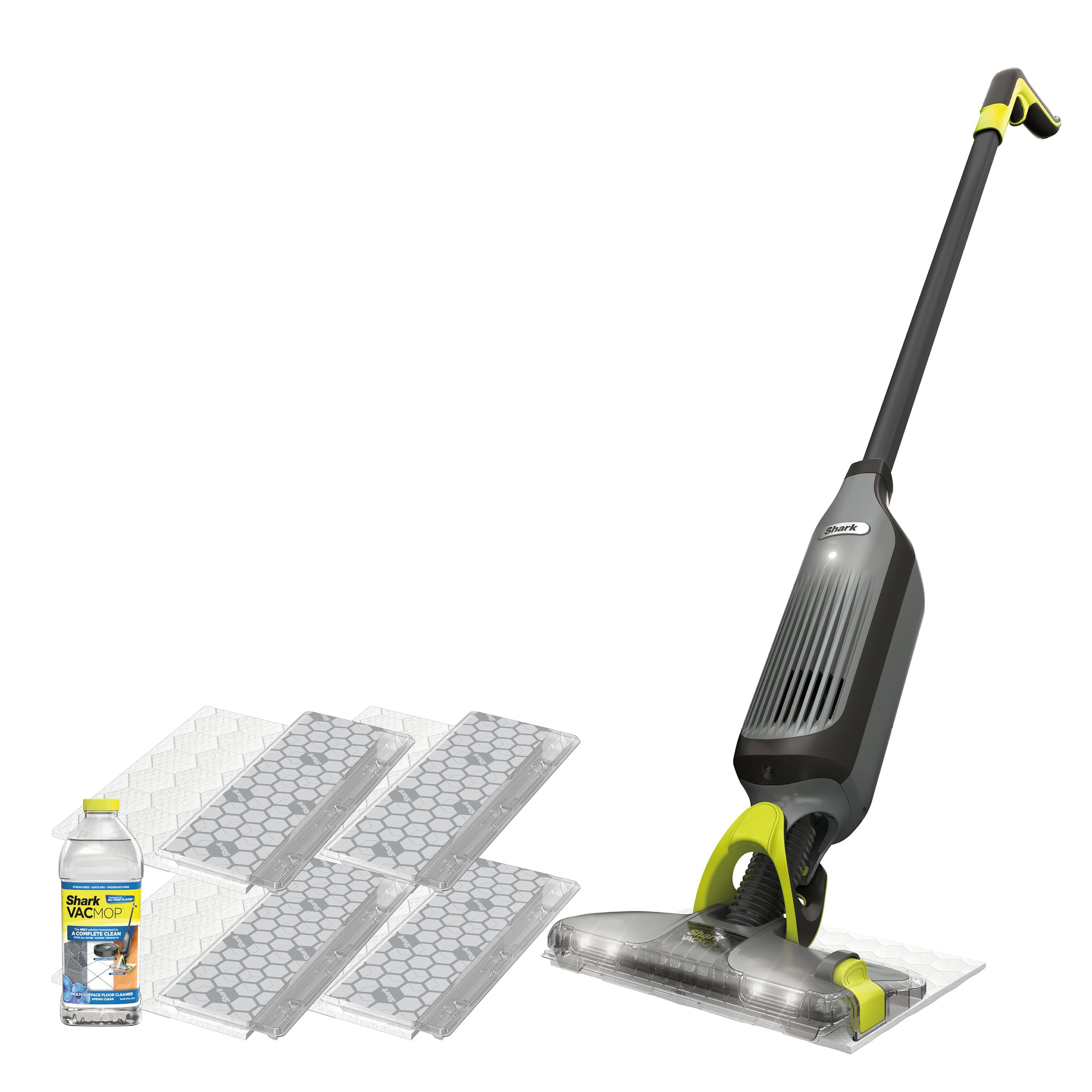 Shark fashion VM252 VACMOP Pro Cordless Hard Floor Vacuum Mop with LED Headlights, 4 Dis