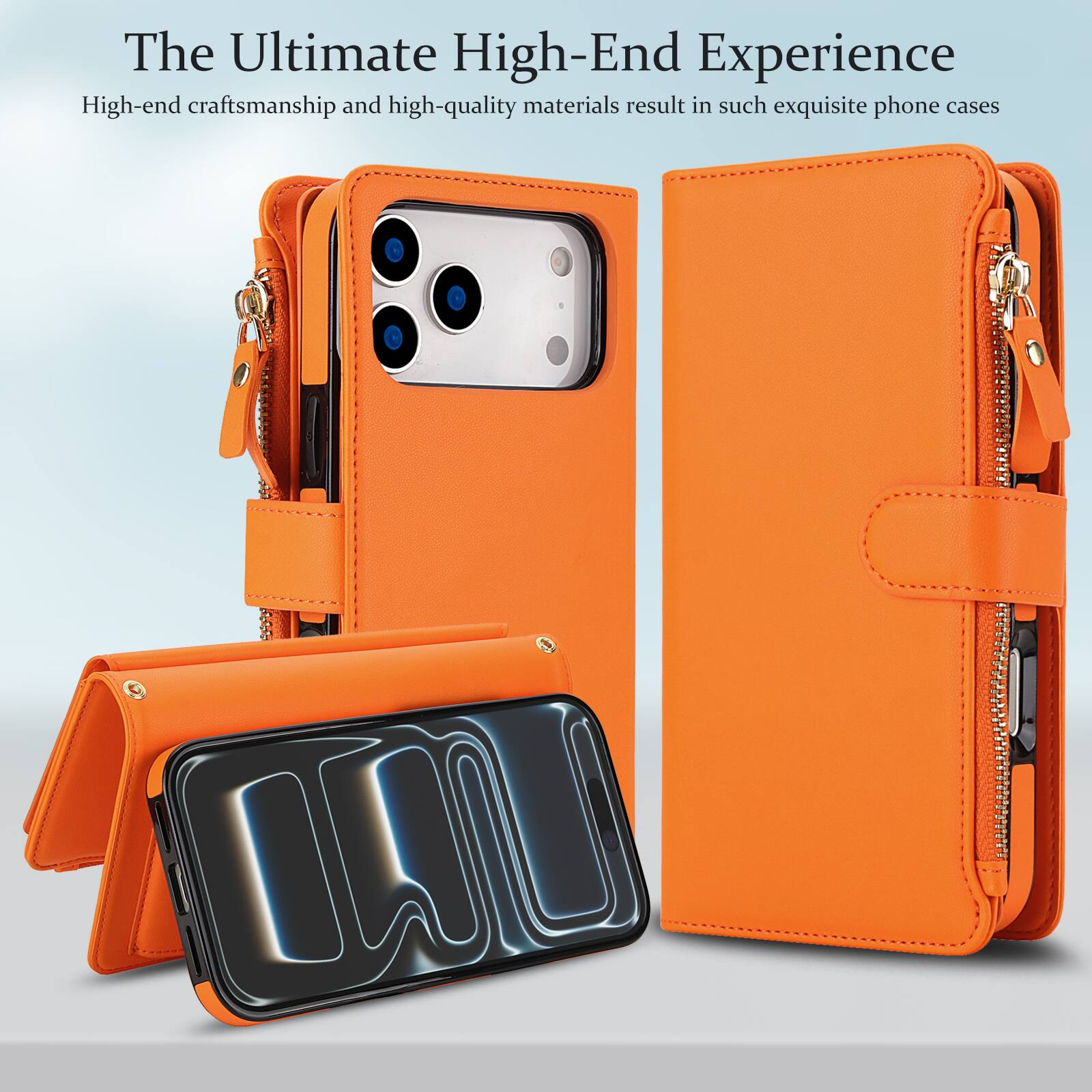 The Ultimate High-End Experience  
High-end craftsmanship and high-quality materials result in such exquisite phone cases
