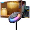 Govee - Uplighter Floor Lamp for Living Room, RGBIC Ripple Projector, Floor Lamp for Bedroom Works with Matter - Black
