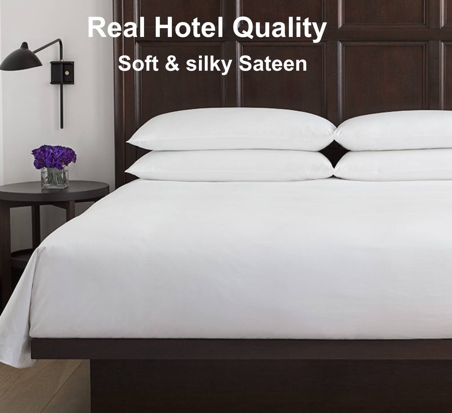Real Hotel Quality
Soft & silky Sateen