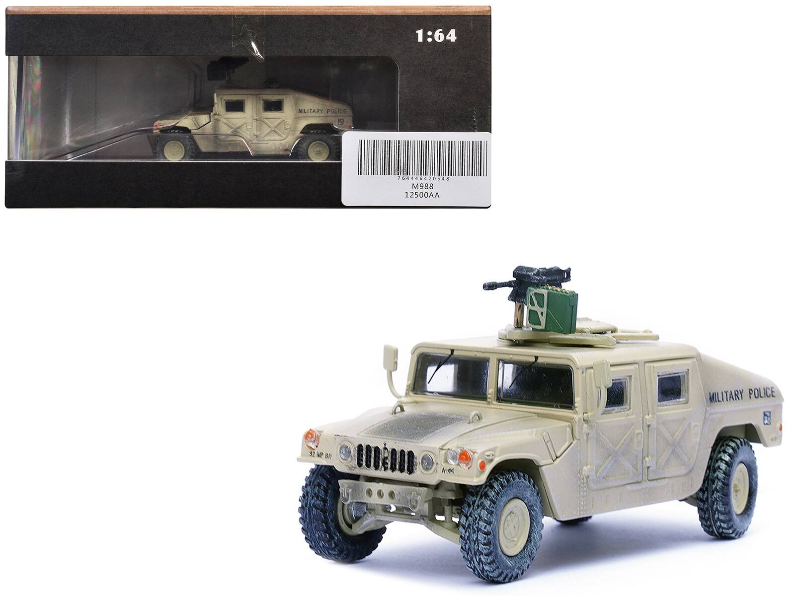 "M988 Modern 4×4 Utility Vehicle w/Grenade Launcher Desert Sand ""Gulf War"" (1990) 1/64 Diecast Model by Panzerkampf" price history on PriceWatchPro