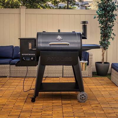 Pit Boss 850 Pellet Grill w/ WiFi Sportsman Series Black 11106