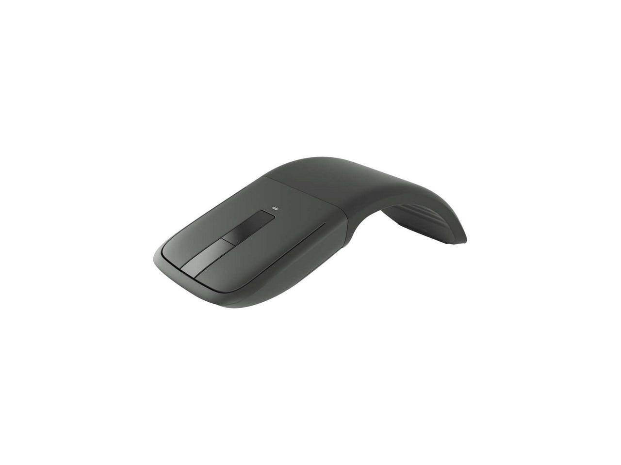 Alt View 1. Microsoft - Microsoft FHD-00001 Arc Touch 2-Button Optical Mouse - Black - Bluetrack Sensor - Black.