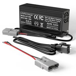 RomeTech - 14.6V 20A LiFePO4 Battery Charger Fast Charging for Lithium Battery