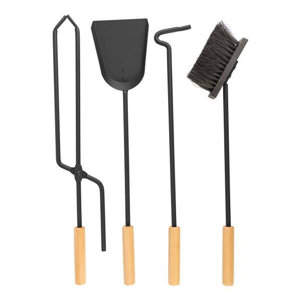Alt View 1. Lavish Home - 5PC Fireplace Tool Set with Firewood Rack Stand.