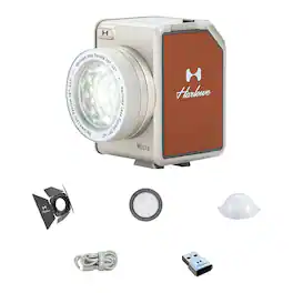 Harlowe - Micro Portable LED Light Standard Kit for Camera 8W Bi-Color 2700K-6500K - Brown