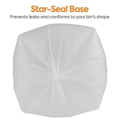 Star-Seal Base  
Prevents leaks and conforms to your bin's shape