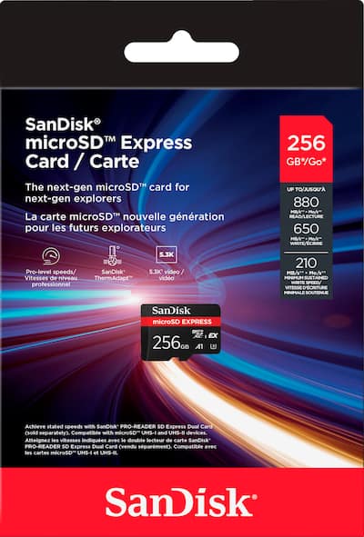 SANDISK 256GB microSD Express Memory Card, Works with Nintendo SANDISK 256GB microSD Express Memory Card, Works with Nintendo