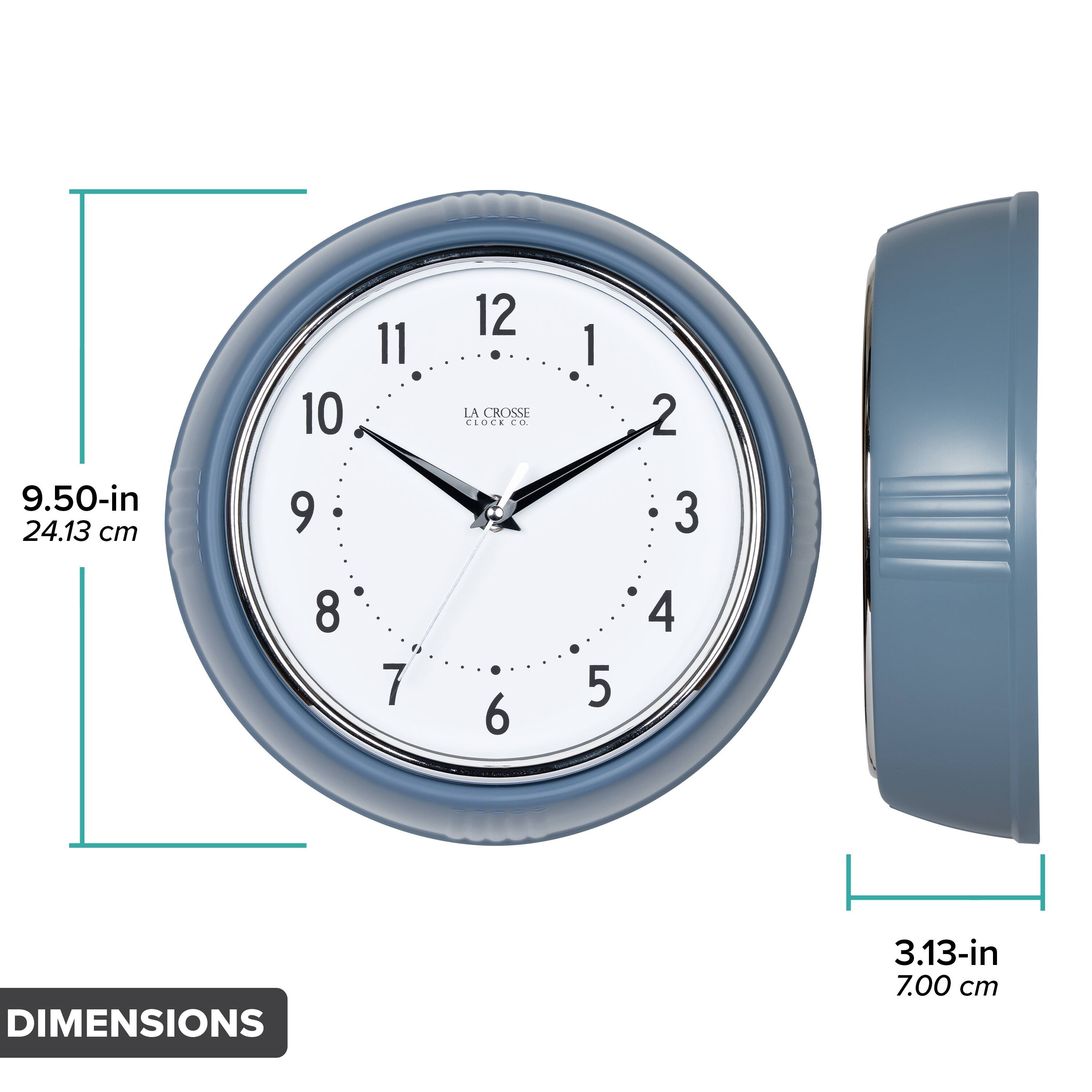 9.50-in 24.13 cm

10 9 11 12

LA CROSSE CLOCK

1 2 3 8 7 6 5 4

DIMENSIONS

3.13-in 7.00 cm