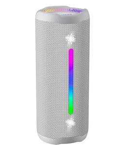 FINEAK - Bluetooth Speakers Wireless Loud Stereo Sound IPX7 Waterproof Outdoor Portable Speaker - White