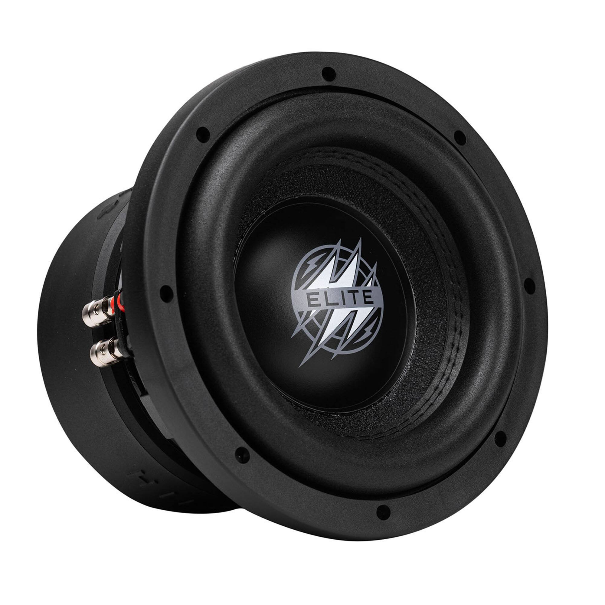 Front. Hifonics - Hifonics ELITE 8 Inch Subwoofer, Dual Voice Coil Car Audio Speaker, 1200 Watt - Black.