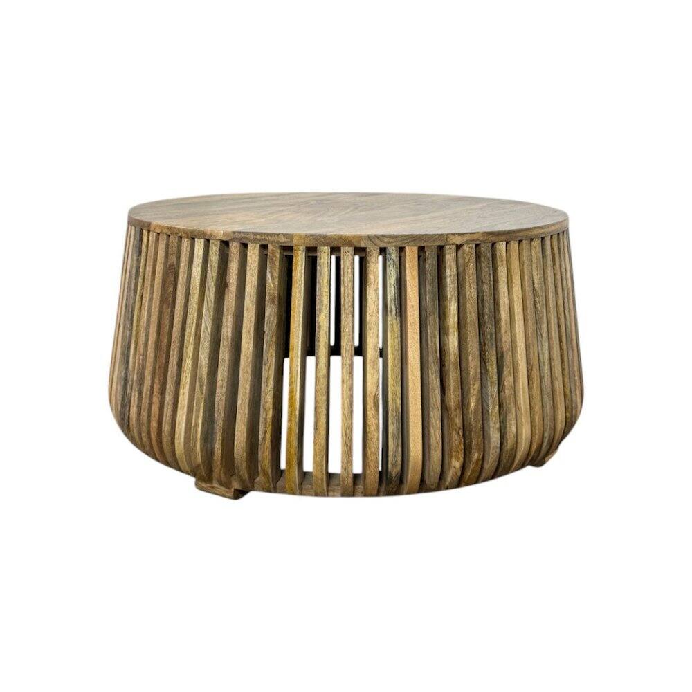 Front. Carolina Chair & Table - Cascade 36" Coffee Table - Natural - Brown.