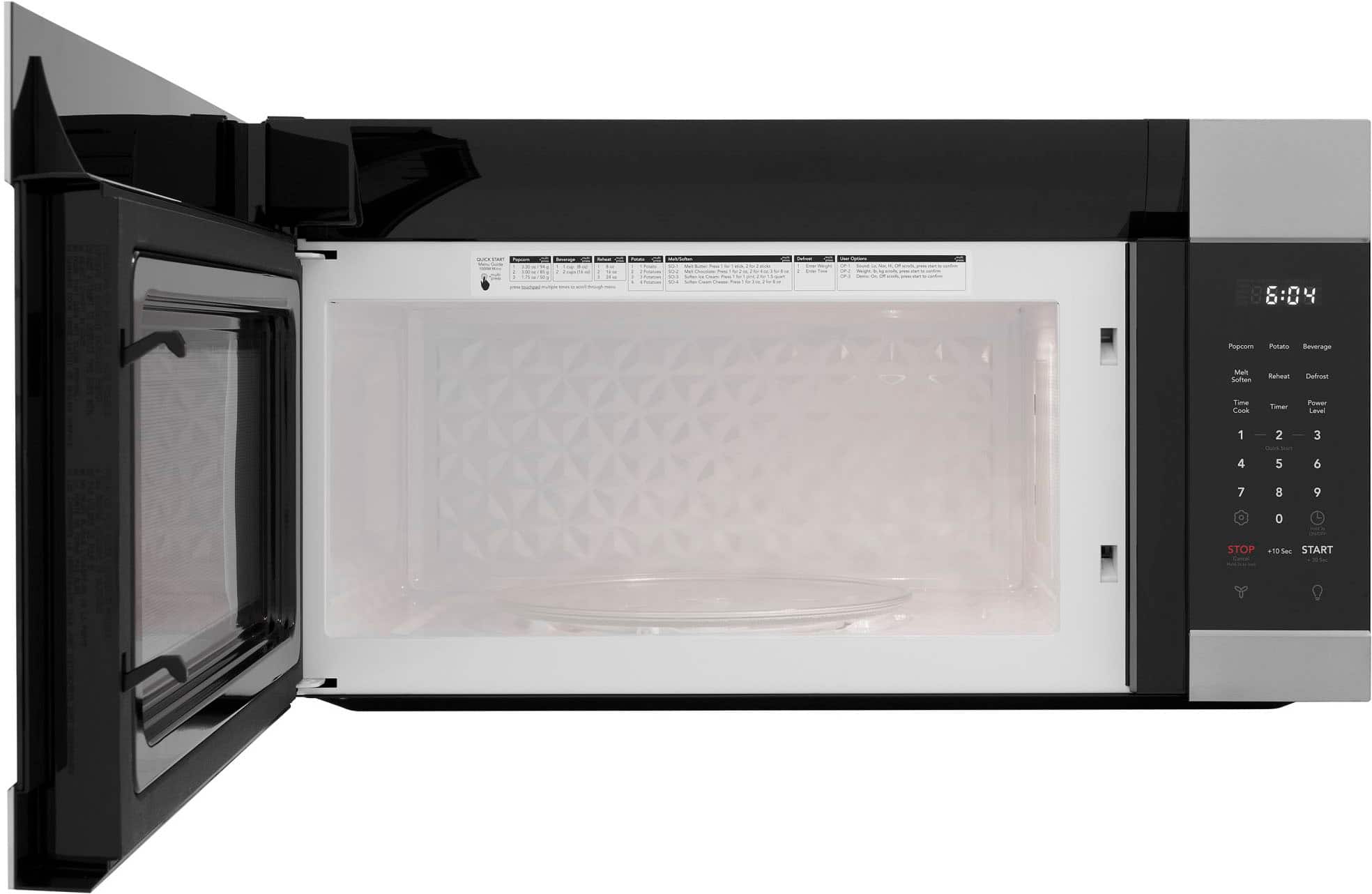 The text on the image reads:
"6:04 & Pocor Potato Beverage Mut Scahes uneal Defrusi Smne C TA Puar Level 1 2 3 4 5 6 7 8 9 0 - STOP +18 er START"
This text appears to be a combination of random words and numbers, possibly related to a microwave or an oven. It is not clear what the actual purpose of this text is, but it is not a coherent sentence or message.