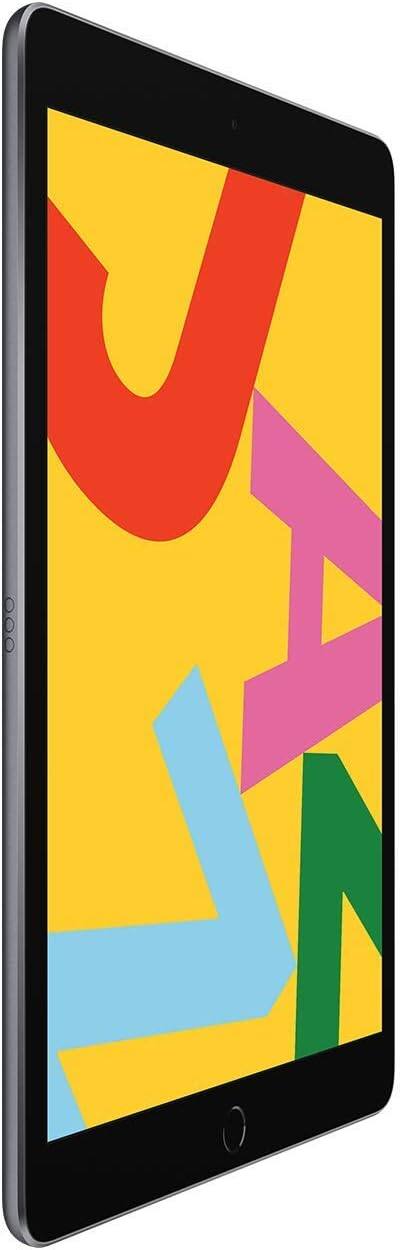 Left. Apple - 10.2-Inch iPad (7th Generation) (2019) Wi-Fi + Cellular - 32GB - Space Gray.