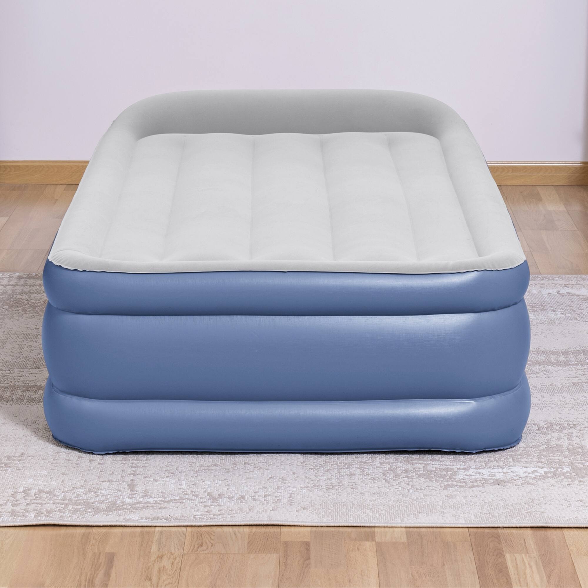 Alt View 4. Bestway - Tritech Air Mattress: Twin 18" Built-in AC Pump - Multicolored.