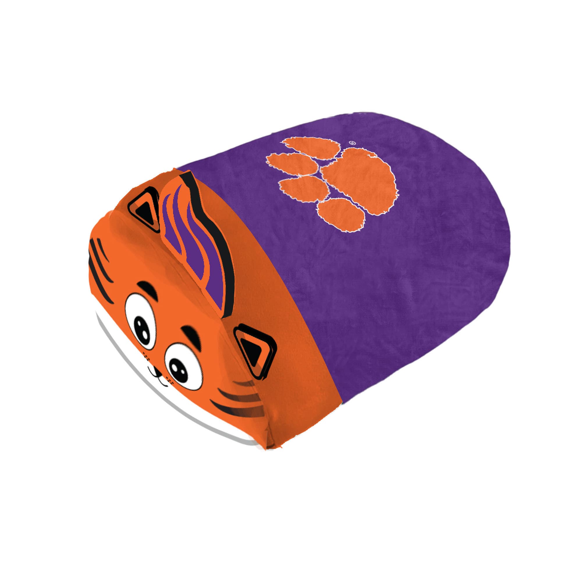 Front. Pegasus - Clemson Tigers Stackable Plushie Mascot Pillow - Multicolor.