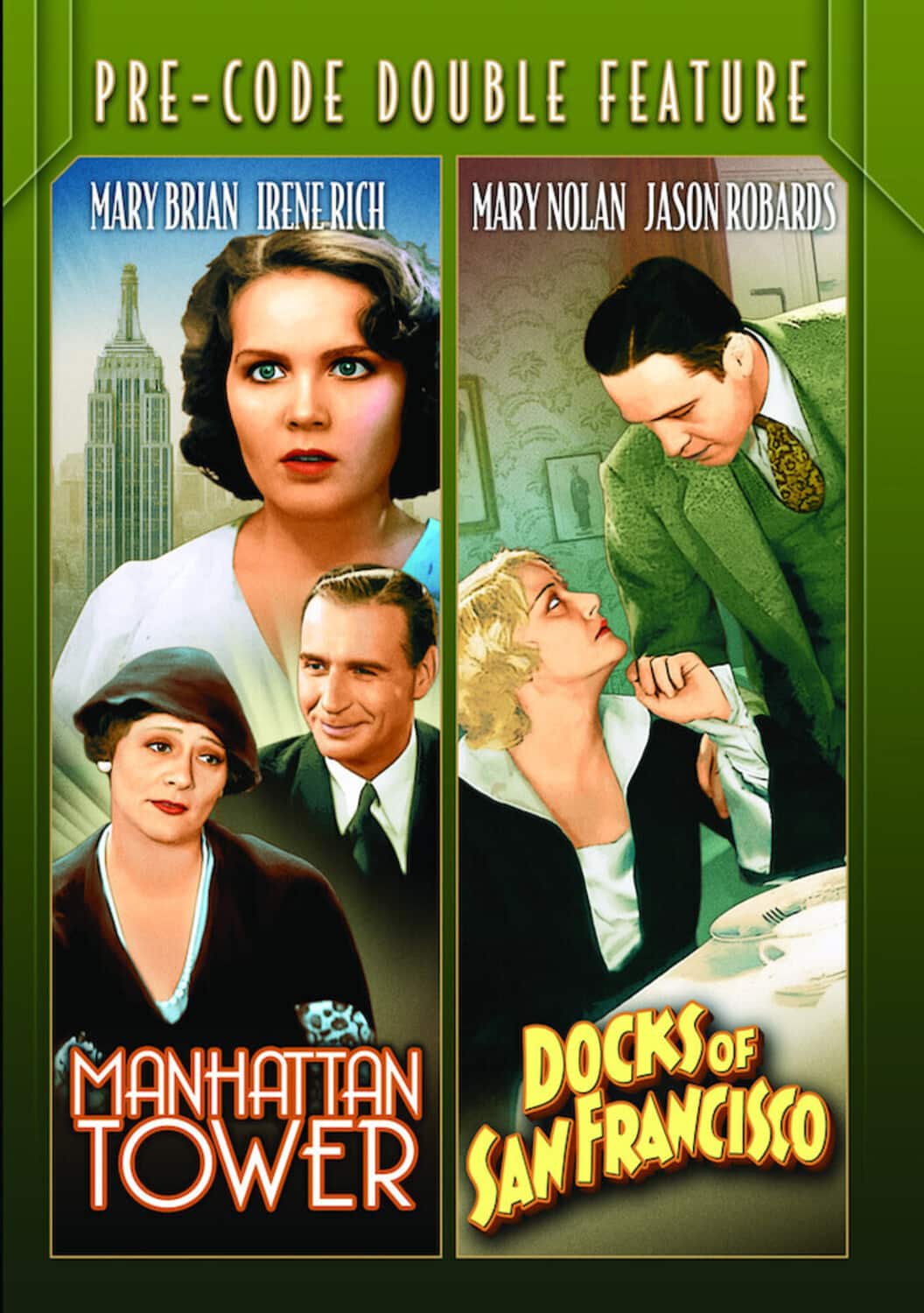 Pre-Code Double Feature: Manhattan Tower / Docks of San Francisco   - DVD
