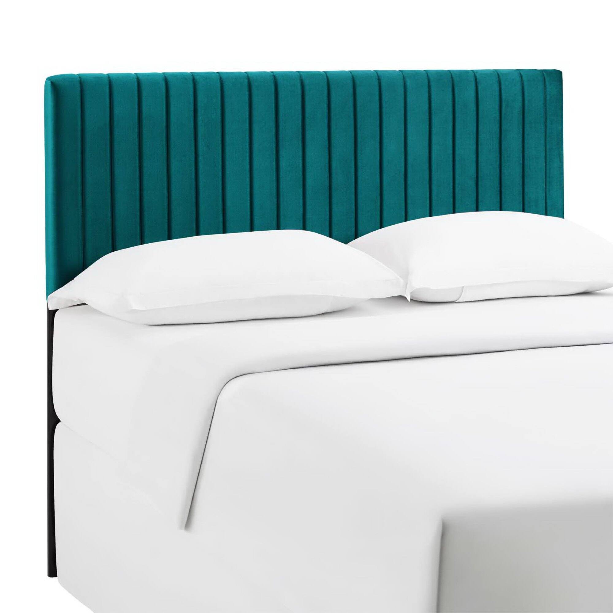 Alt View 4. Modway - Keira Performance Velvet Full / Queen Headboard by Modway - Blue.