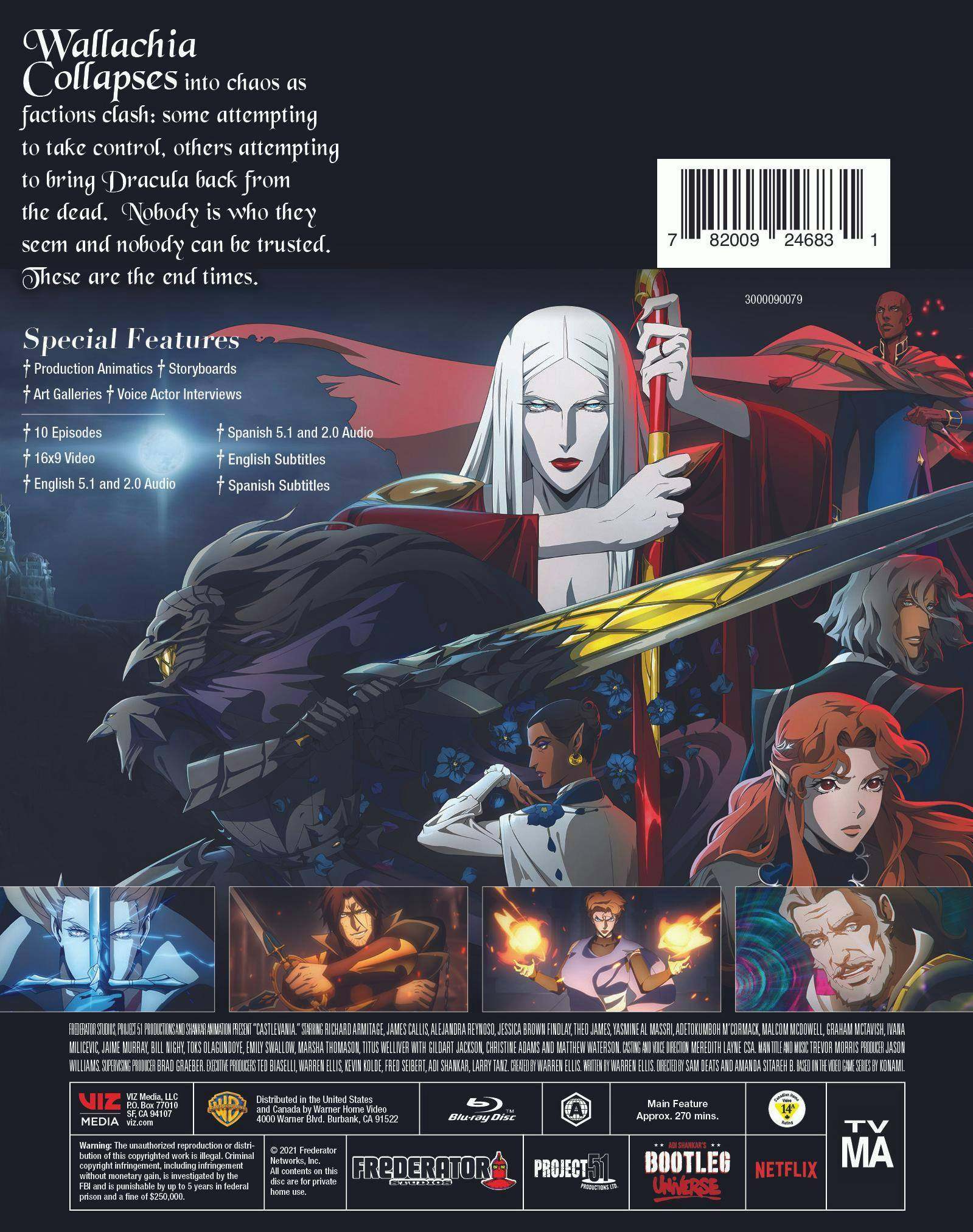 Angle. Castlevania: Complete Season 4 [Blu-ray].