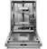 Alt View 18. Monogram - 24" Top Control Smart Built-In Stainless Steel Tub Dishwasher w/ Adjustable 3rd Rack, 37 dBA, and Advanced Water System - Stainless Steel.