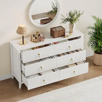 extra long bedroom dresser Shrewsbury Rustic Solid Wood 7 Drawer Tall Dresser