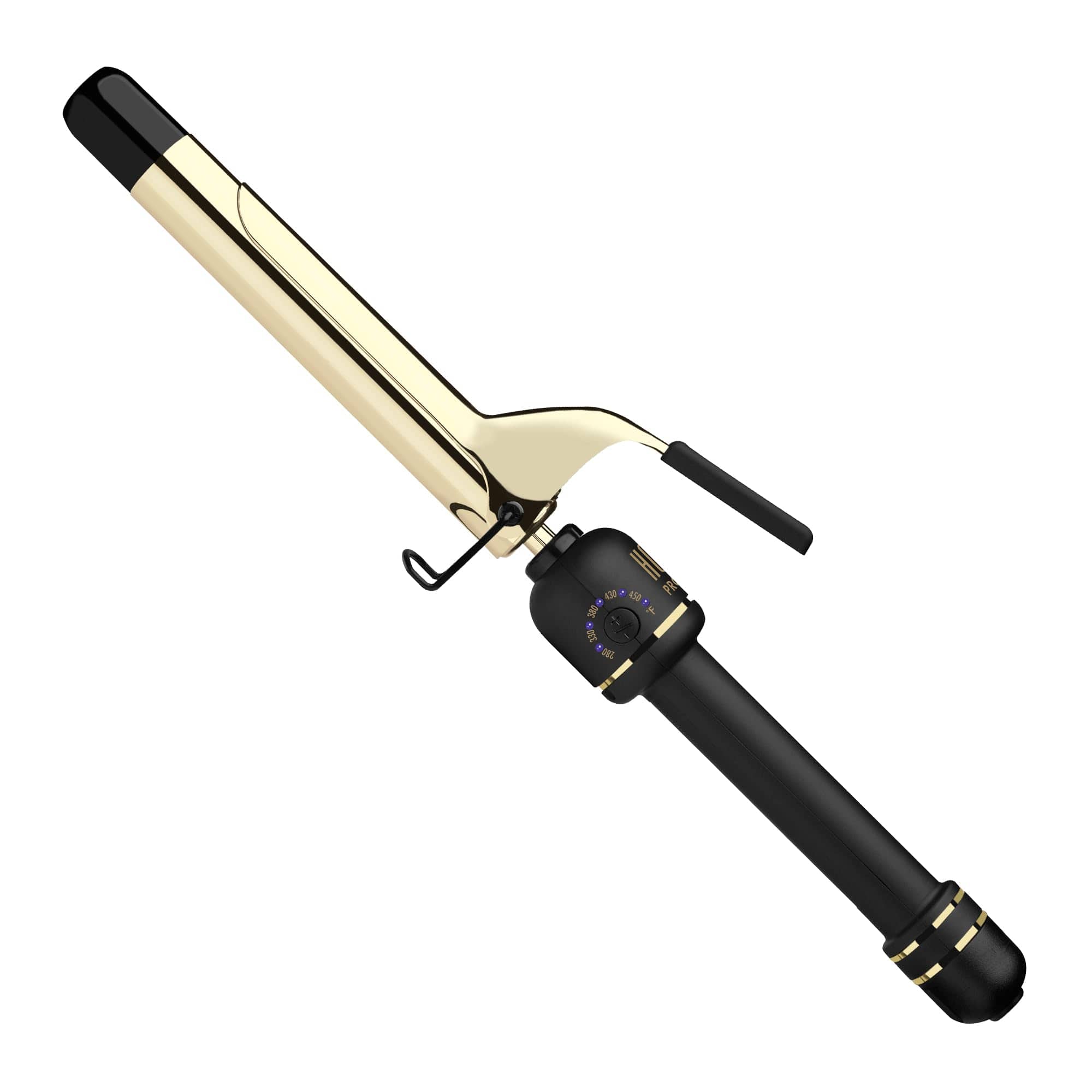 Live At Space - Professional 1" Extended Curling Iron With Clamp For Bouncy Curls Technology Long-lasting Results & Longer - 1 Inch (Pack of 6)