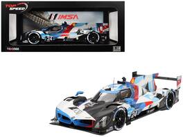 Top Speed - BMW M Hybrid V8 GTP #24 Eng-Farfus-Krohn-Vanthoor BMW M Team RLL 24H Daytona 2024 1/18 Model Car - Multicolor