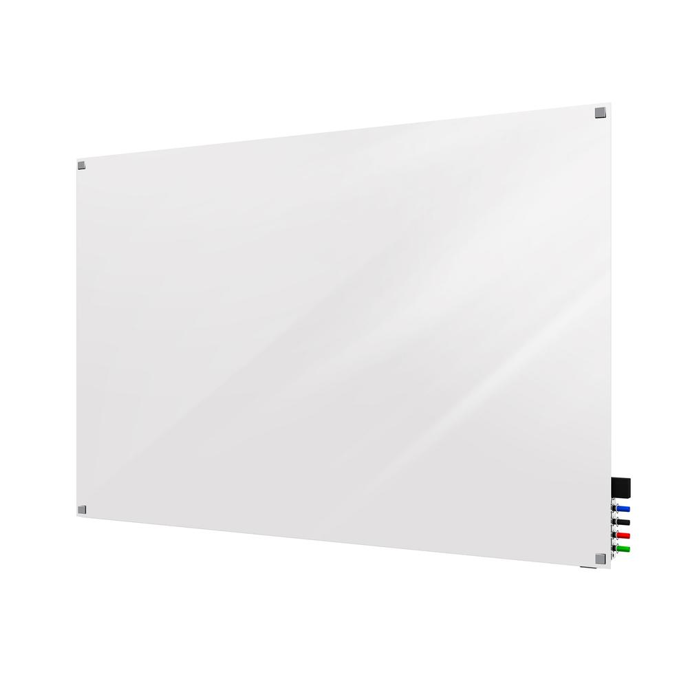 Ghent - 2'x3' Harmony Glass Board, Colors - Square Corners - 4 Markers and Eraser - White price history on PriceWatchPro
