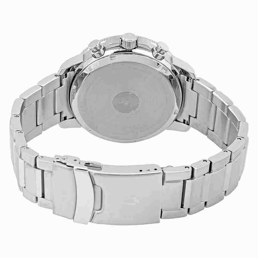 Left. Bulova - Bulova Marine Star Chronograph Stainless Steel Mens Watch - Stainless Steel.