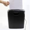 Front. Loheer - Loheer 6-Sheet Cross-Cut Paper Shredder Portable Electric Silent A4 Document Shredder For Home Office.