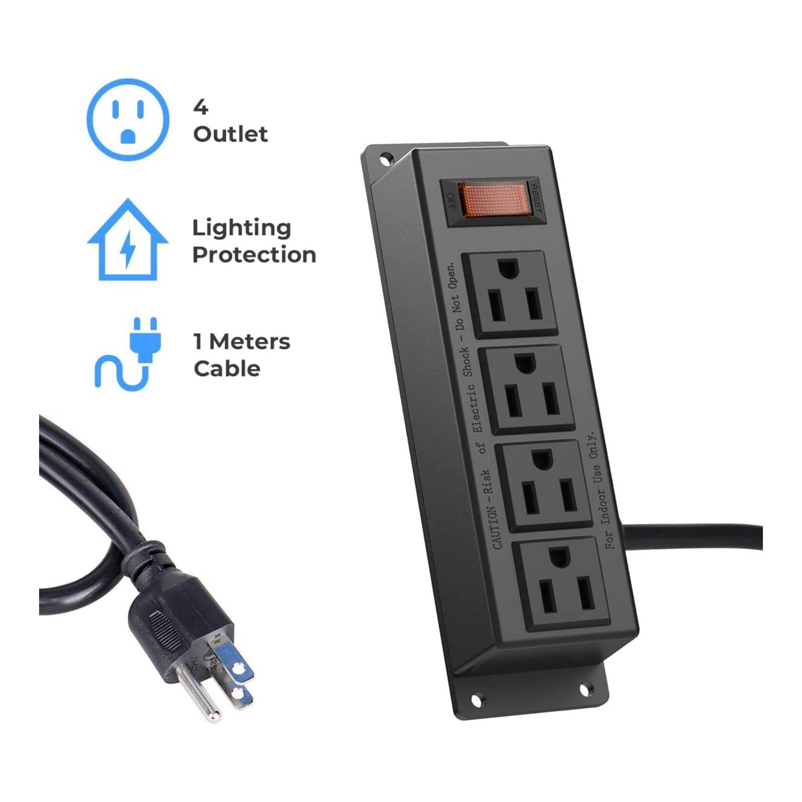 4 Outlet  
Lighting Protection  
1 Meters Cable  

CAUTION: Risk of Electric Shock - Do Not Open.  
CAUTION: Risk of Electric Shock - Do Not Open.  
CAUTION: Risk of Electric Shock - Do Not Open.  
CAUTION: Risk of Electric Shock - Do Not Open.  
CAUTION: Risk of Electric Shock - Do Not Open.  
CAUTION: Risk of Electric Shock - Do Not Open.  
CAUTION: Risk of Electric Shock - Do Not Open.  
CAUTION: Risk of Electric Shock - Do Not Open.  
CAUTION: Risk of Electric Shock - Do Not Open.  
CAUTION: Risk of Electric Shock - Do Not Open.  
CAUTION: Risk of Electric Shock - Do Not Open.  
CAUTION: Risk of Electric Shock - Do Not Open.  
CAUTION: Risk of Electric Shock - Do Not Open.  
CAUTION: Risk of Electric Shock - Do Not Open.  
CAUTION: Risk of Electric Shock - Do Not Open.  
CAUTION: Risk of Electric Shock - Do Not Open.  
CAUTION: Risk of Electric Shock - Do Not Open.  
CAUTION: Risk of Electric Shock - Do Not Open.  
CAUTION: Risk of Electric Shock - Do Not
