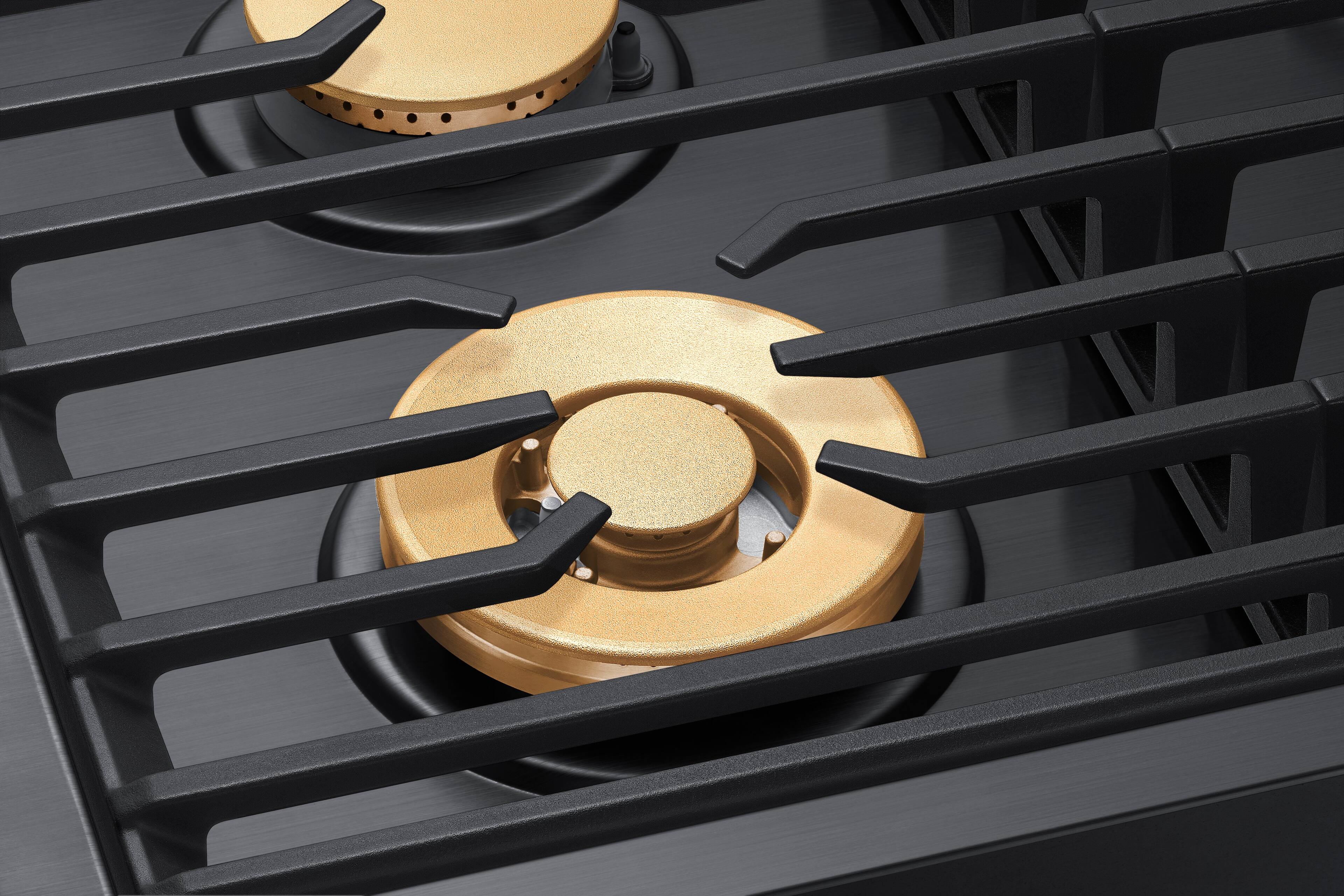 Alt View 15. Dacor - Contemporary 30" Built-In Gas Cooktop with 4 burners with SimmerSear, Liquid Propane Convertible - Graphite Stainless Steel.