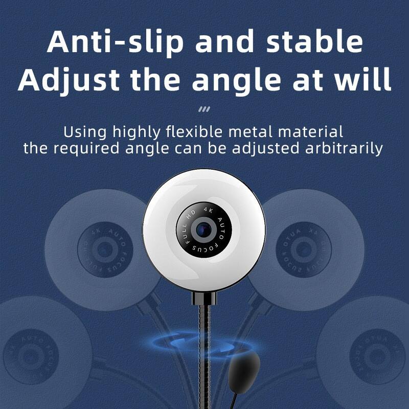 Anti-slip and stable  
Adjust the angle at will  

Using highly flexible metal material, the required angle can be adjusted arbitrarily