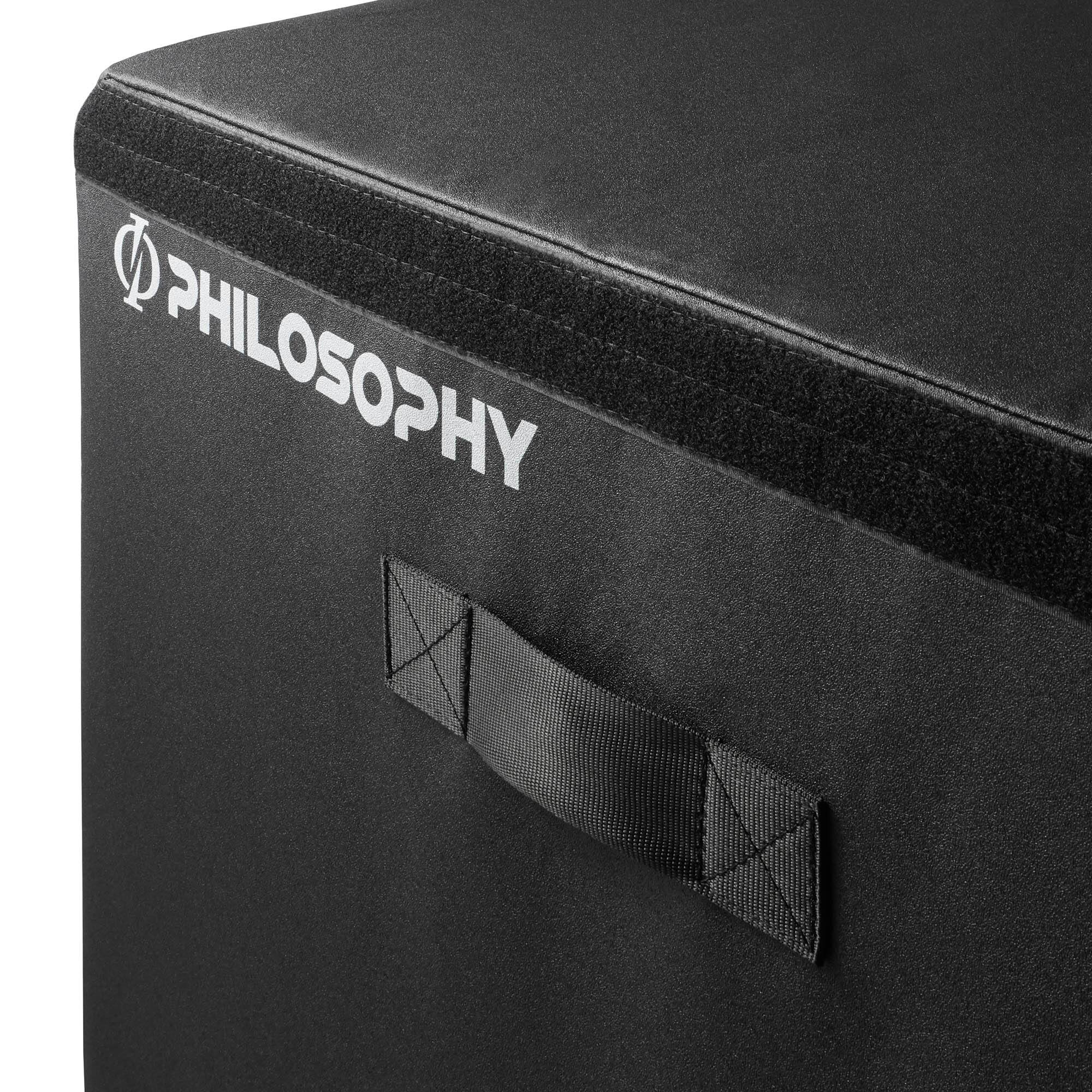 Alt View 3. Philosophy Gym - Plyometric Boxes - Soft Foam Jump Trainer Plyo Boxes - Black.
