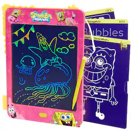 JitteryGit - Spongebob SquarePants Lcd Doodle Writing Tablet-PINK