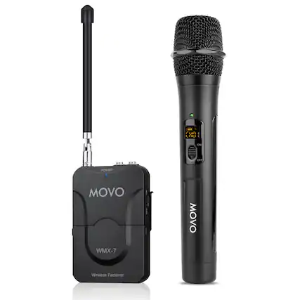 MOVO WMX-7 Wireless Receiver
POWER
MOVO
OFF ON
CH01