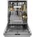 Alt View 20. Monogram - 24" Top Control Smart Built-In Stainless Steel Tub Dishwasher w/ Adjustable 3rd Rack, 37 dBA, and Advanced Water System - Stainless Steel.