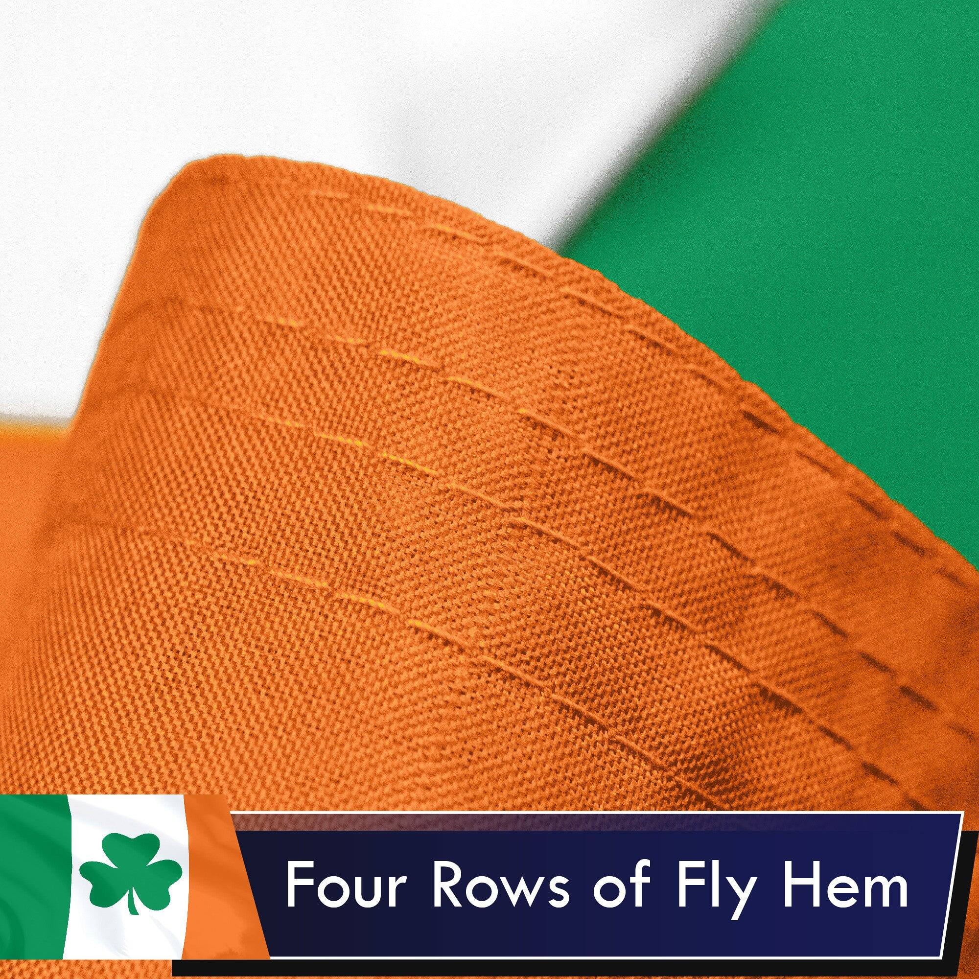 Four Rows of Fly Hem