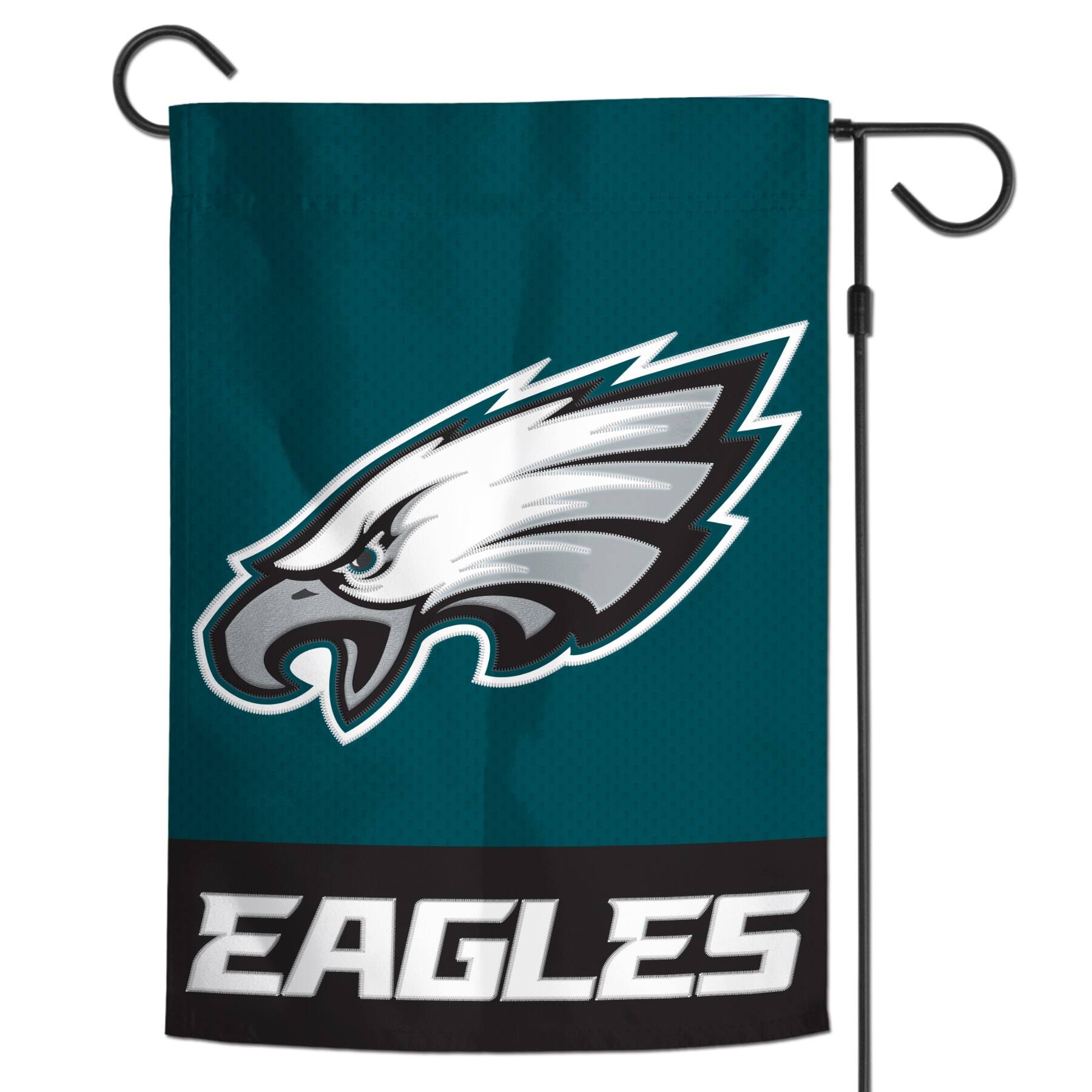 Alt View 1. WinCraft - Philadelphia Eagles 12" x 18" Applique Garden Flag - Multicolor.