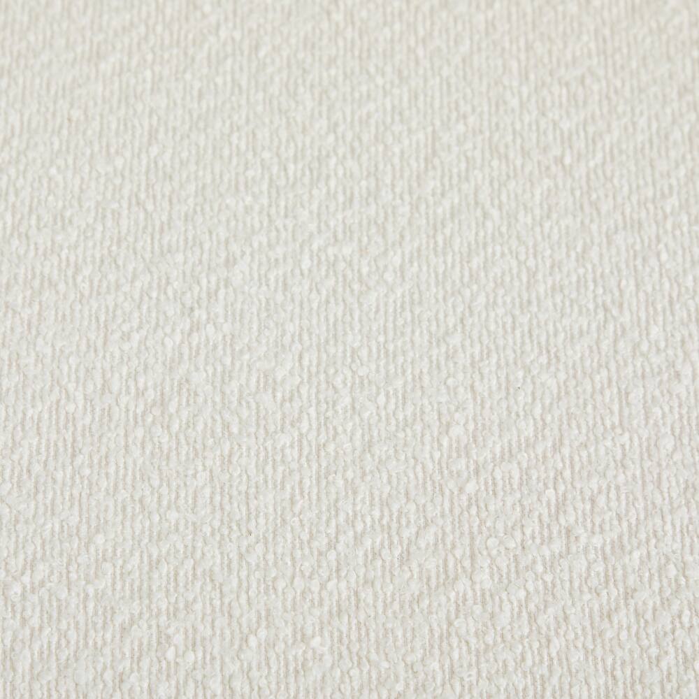 Alt View 6. Ropilly - Ropilly Ivory Boucle End of Bed Bench with Black Wood Frame - Ivory.