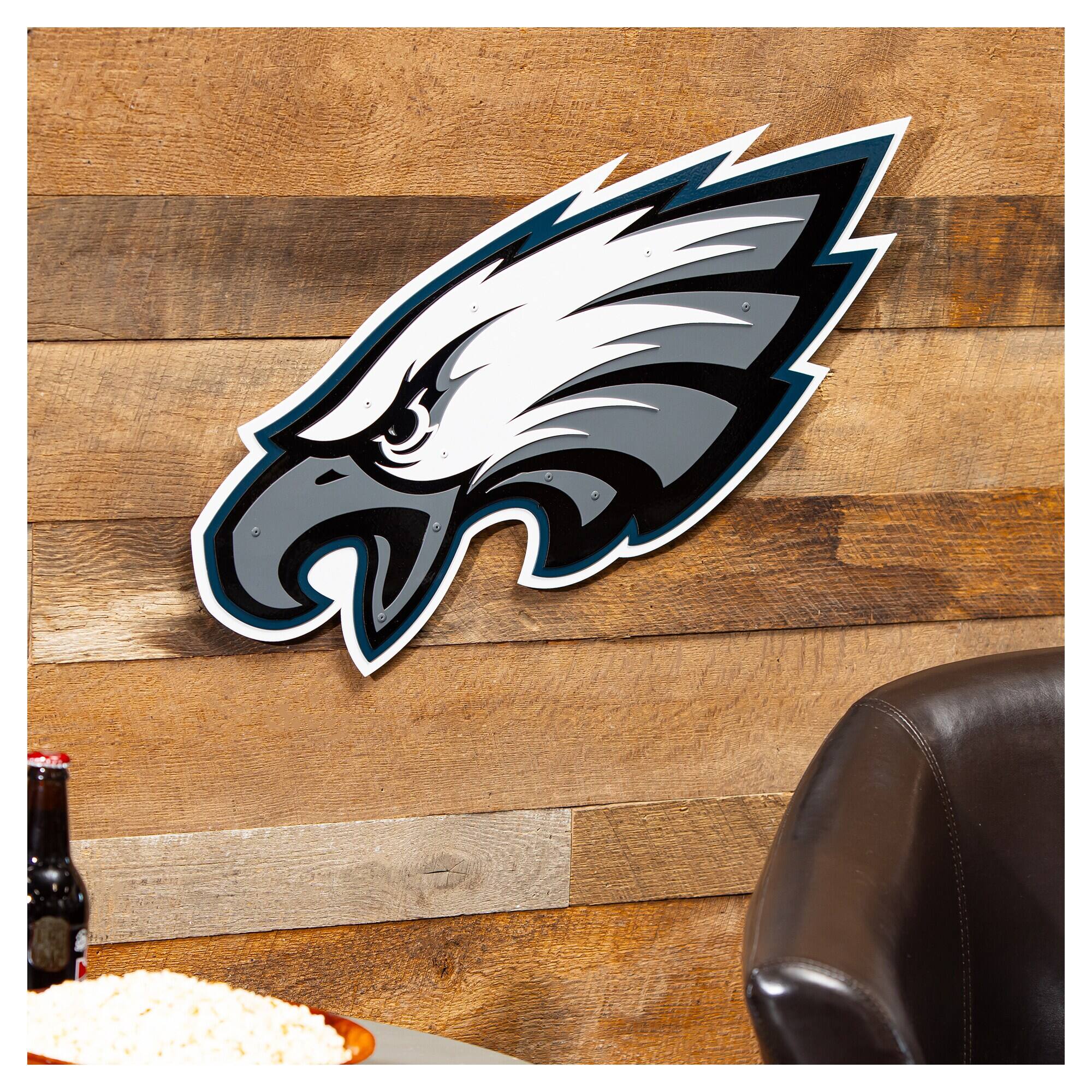 Alt View 1. Evergreen Enterprises - Philadelphia Eagles 23" Layered Metal Wall Art Sign - Multicolor.