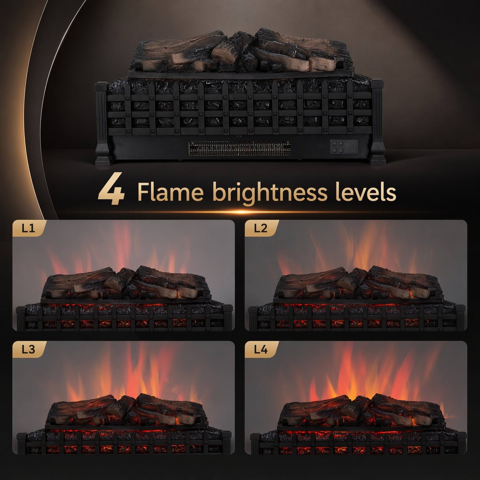 4 Flame brightness levels

L1
L2
L3
L4