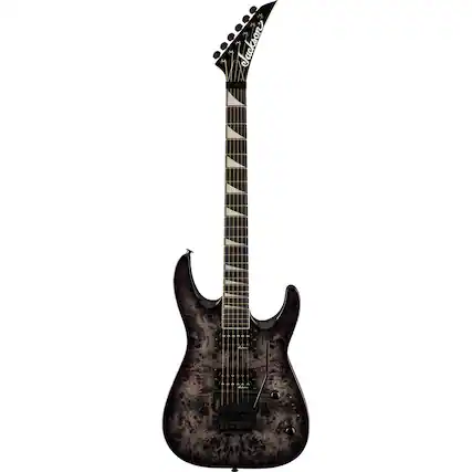 Front. Jackson - Jackson JS Series Dinky JS32 DKAP Electric Guitar - Transparent Black.